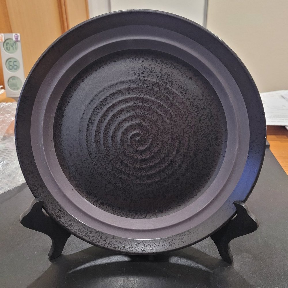 Ceramic Plate and wooden stand